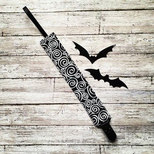 Strange Weird Horror Swirls Pacifier Clip