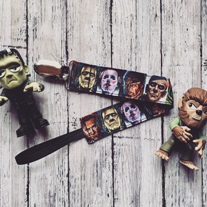 Monsters Horror Pacifier Clip Fright Night Baby