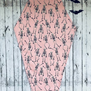 Spooky Scare Skeletons Cuteness Horror Coffin Burp Cloth