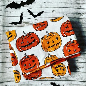 Couverture Pour Bébé En Flanelle Spooky Halloween Jack O Lanterns