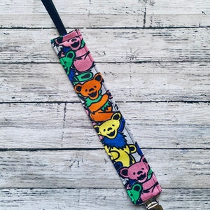 Rock N Roll Band Baby Pacifier Clip Toddler Music Boy Girl