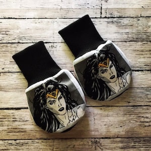 Superhero Little Baby Mitts Strong New Queen