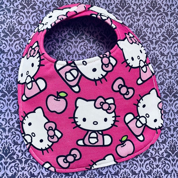 Sweet Ms Kitty Baby Girl Bib Adorable Beautiful Darling