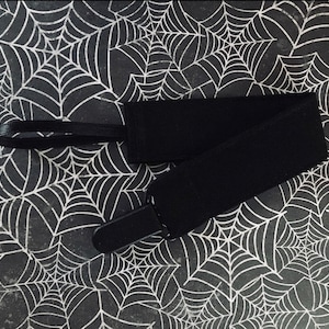 Spooky Darkness Black Cotton Pacifier Clip Gothic Darling