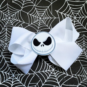 Nightmare Halloween Skeleton Child Toddler Hair Clip