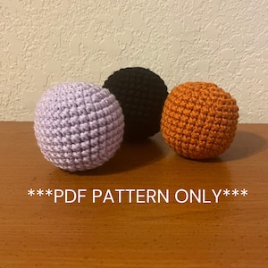Beginner Crochet Pattern: Stress Ball Squishy Amigurumi (PDF Pattern)