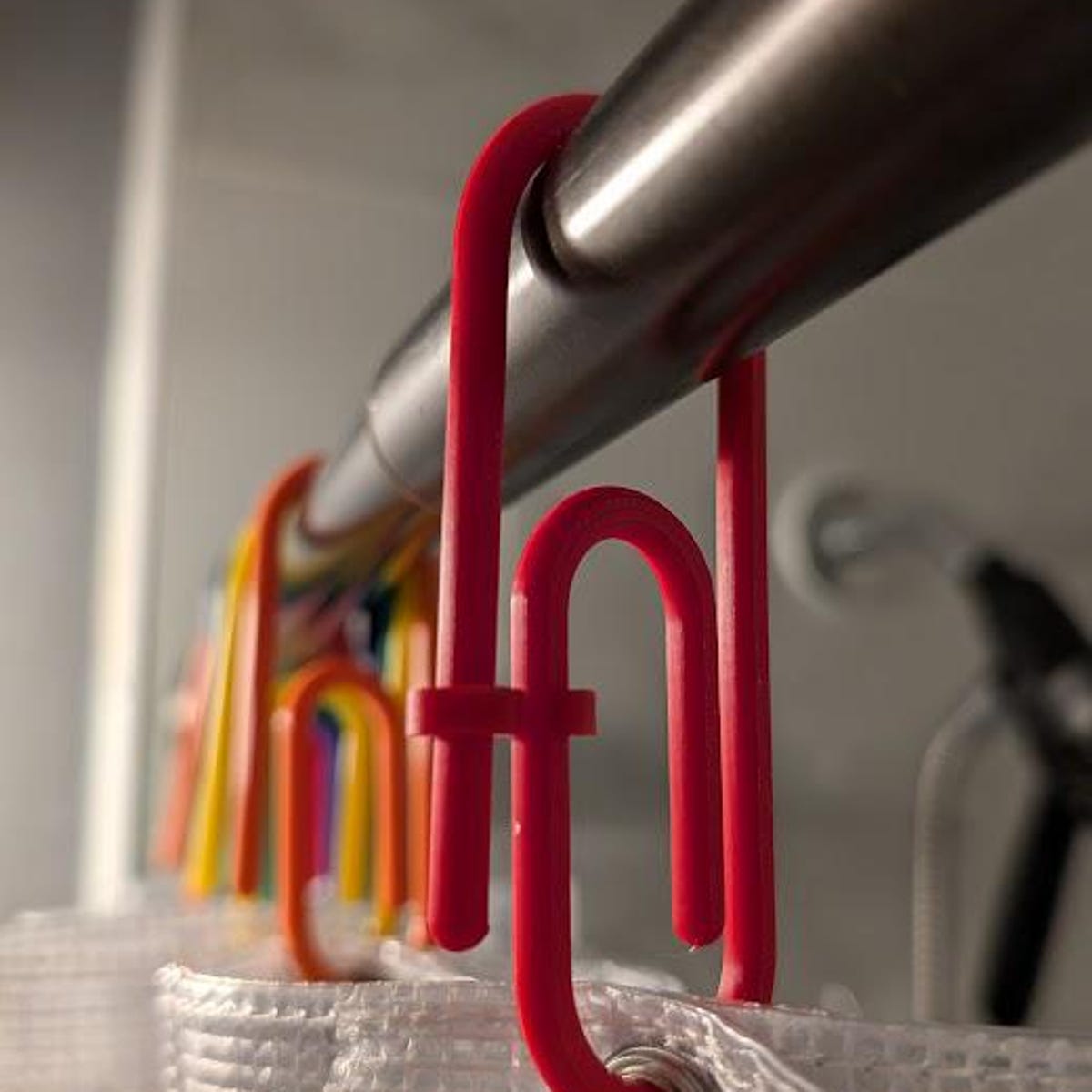 Jumbo Paperclip Shower Curtain Rings - Etsy