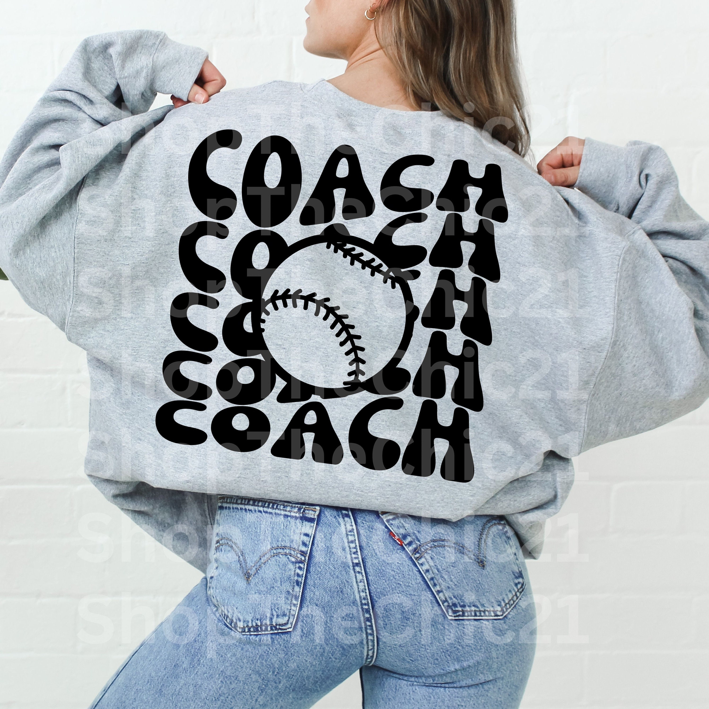 Softball Coach SVG Baseball Coach SVG Gift for Coach SVG Kids Coach Svg
