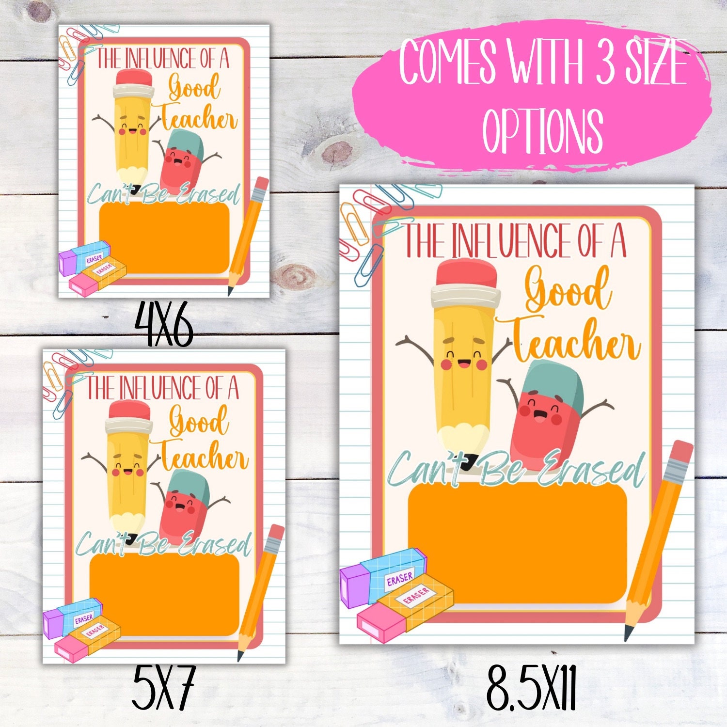 Printable Teacher Gift Card Holder for Supplies, Thanks a Latte ...