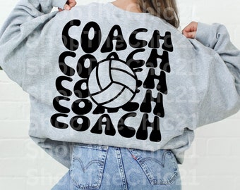 Volleyball Coach SVG - volleyball coach SVG - Gift for Coach SVG - Kids Coach svg - volleyball svg - gift for volleyball instructor