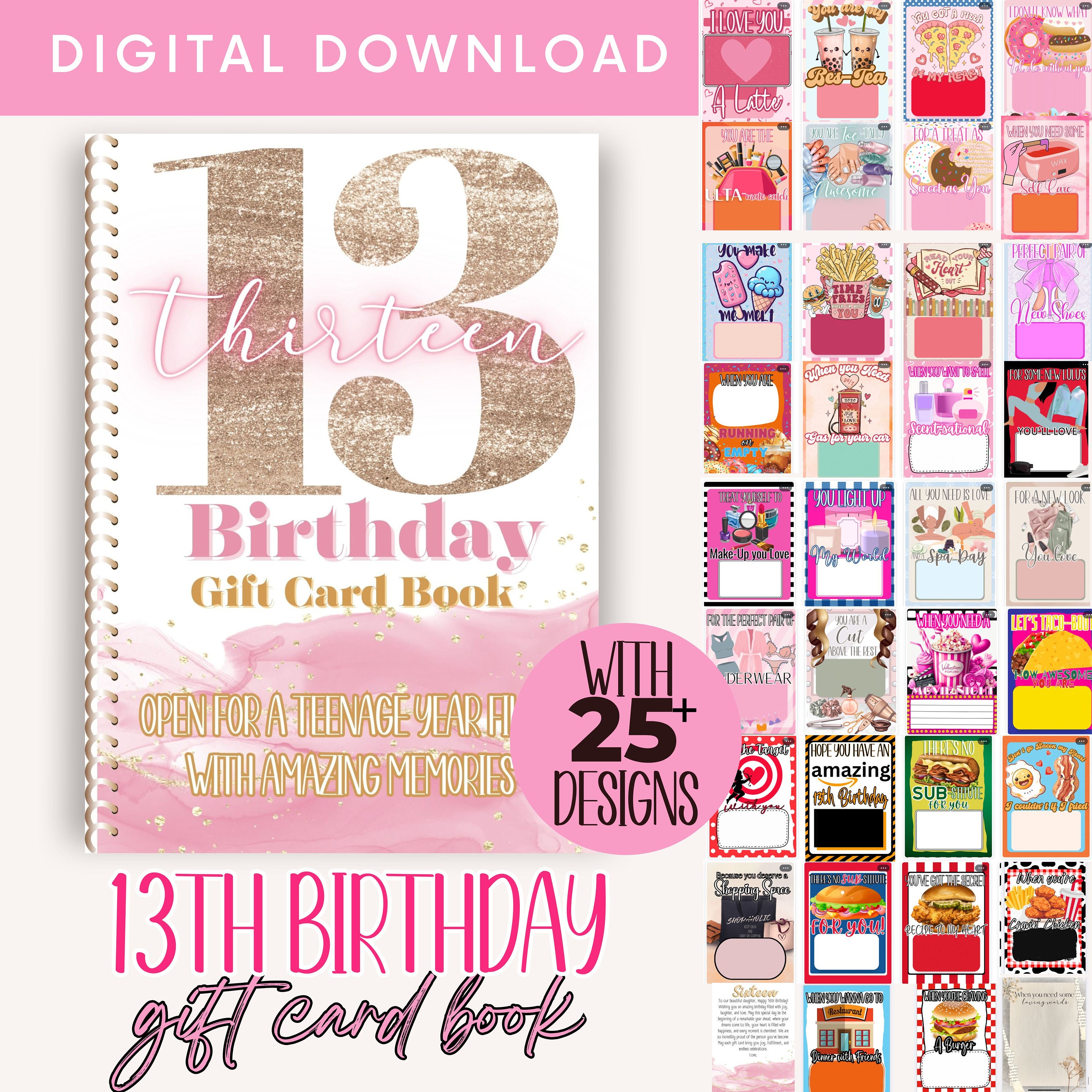 13歳の誕生日カード - Etsy 日本
