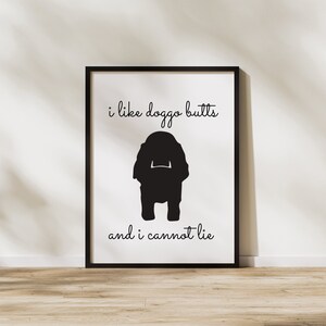 Cocker Spaniel Dog Digital Wall Art Print Instant Download