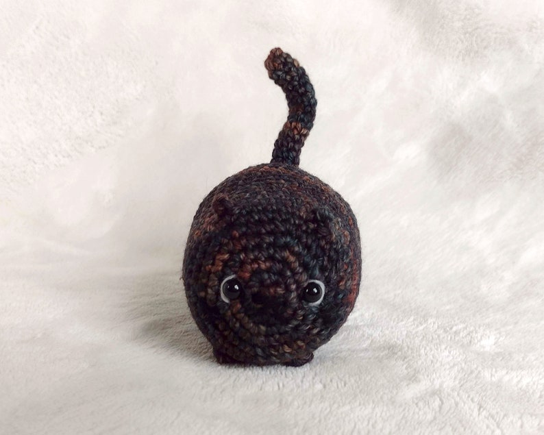 Smoky Rainbow Loaf Cat Crochet Amigurumi Plush Etsy