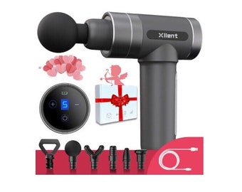 Xllent 2023 New Massage Gun Great Gifts for Women/Men - Portable Super Quiet Electric Percussion Muscle Massager Birthday Gift