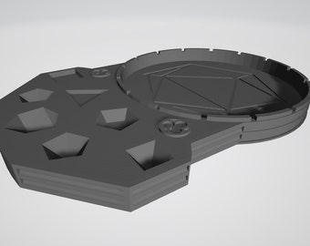 Dice and Drink Holder - STL File