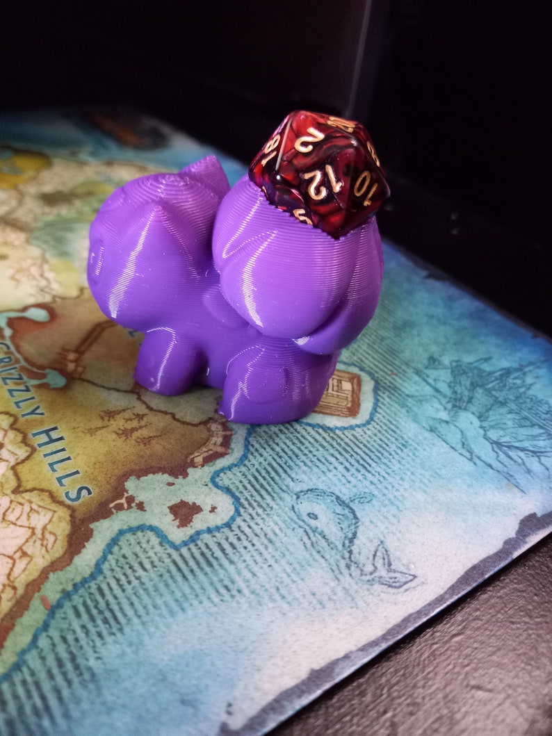 Bulbasaur Dice Guardian STL Etsy