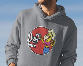 Duff beer hoodie with beer holder Clearance