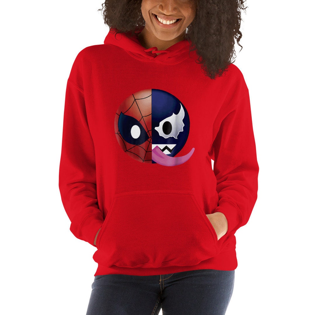 Marvel Emoji Hoodie Unisex Marvel Logo Cotton Polyester - Etsy