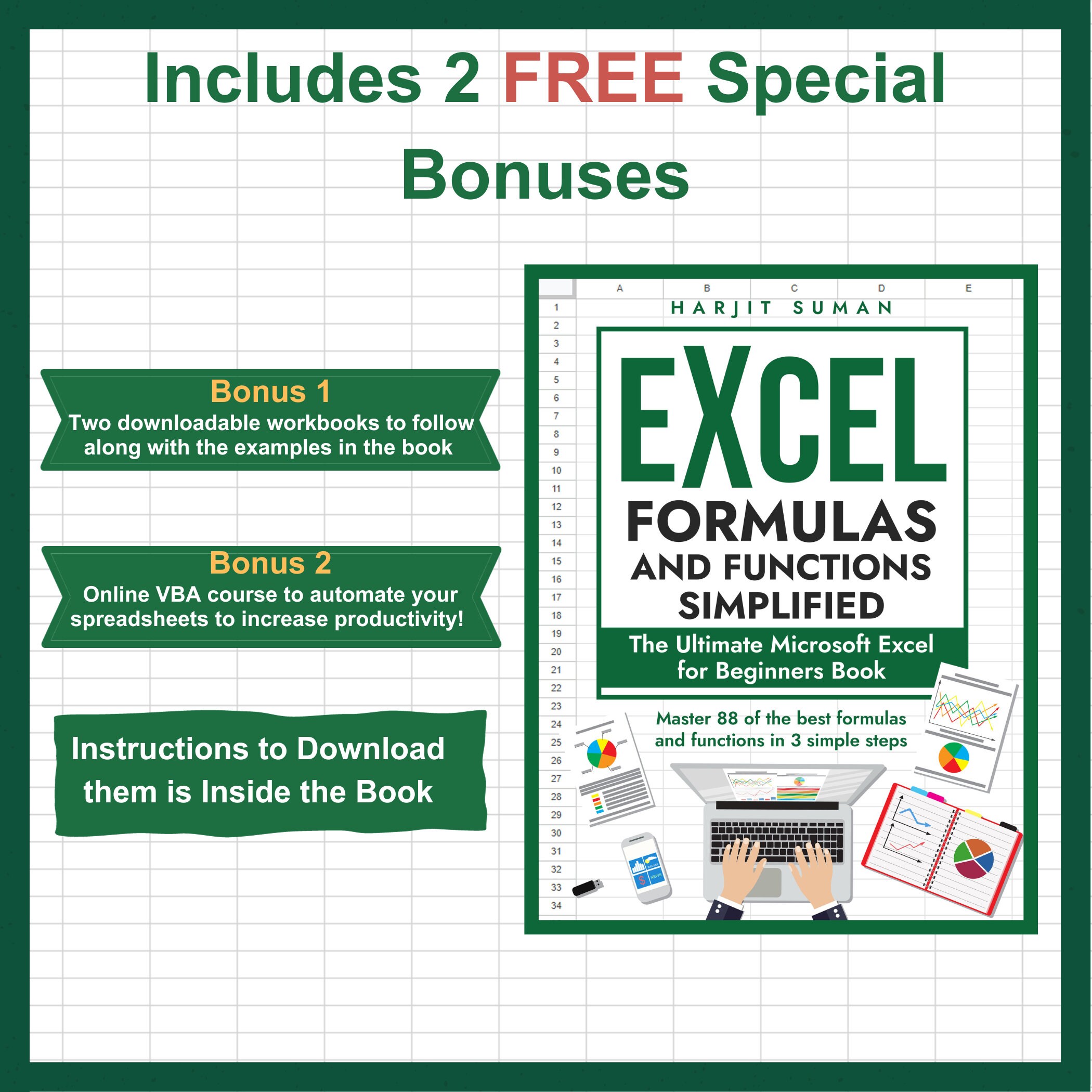 Essential Excel Book Formulas and Functions Simplified Ebook - Etsy