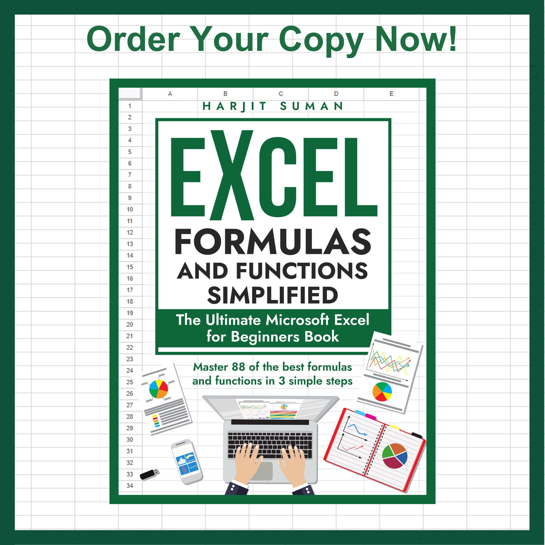 Essential Excel Book Formulas and Functions Simplified Ebook - Etsy