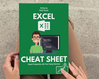 Excel Cheat Sheet | Excel Shortcuts | Keyboard Shortcuts | Excel Book | Microsoft Office 365
