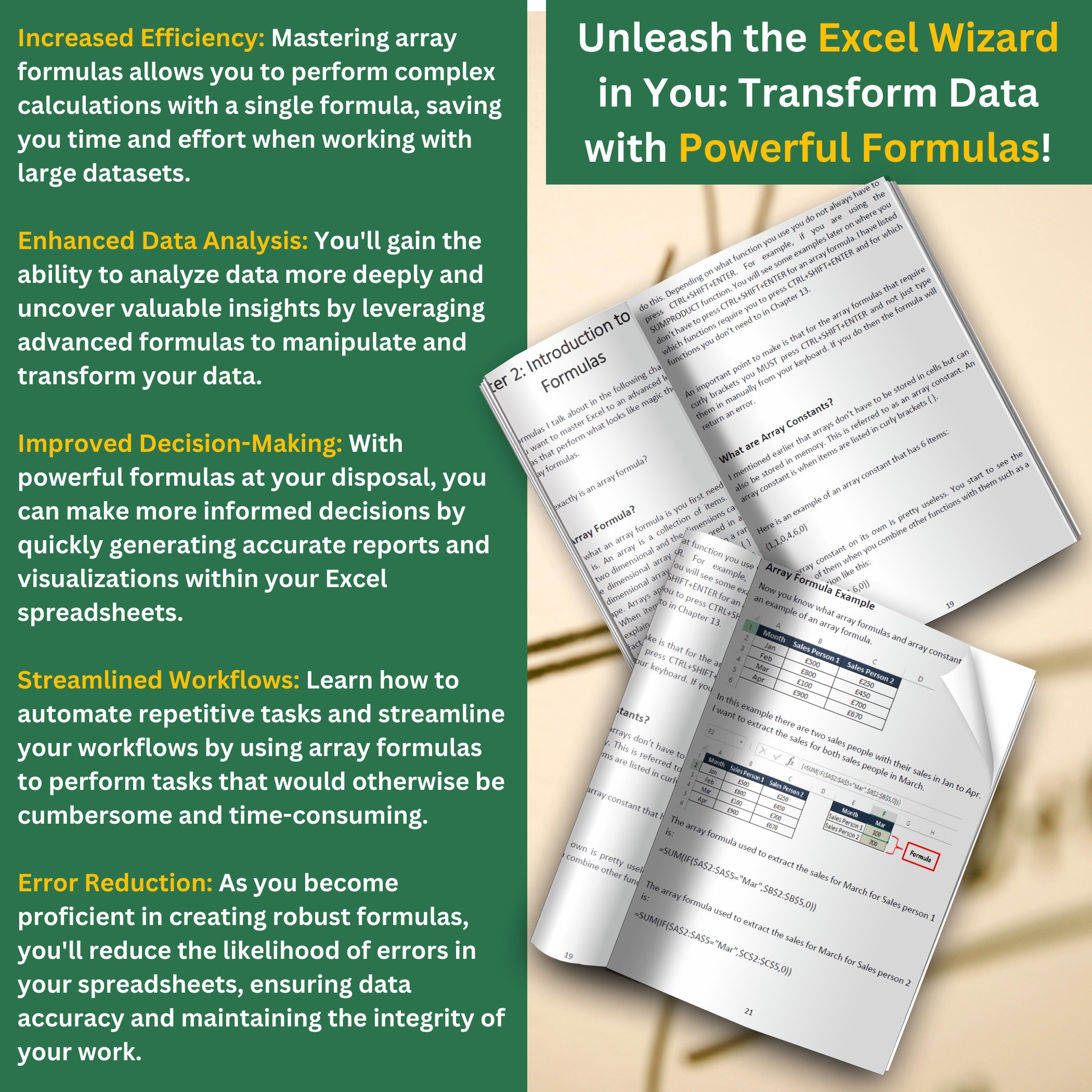 Excel Formulas and Functions: the Step by Step Excel Guide on How to ...