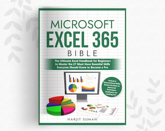 Microsoft Excel-Arbeitsblatt-Handbuch: Beherrschen Sie die grundlegenden Excel-Verknüpfungen und -Formeln eBook PDF
