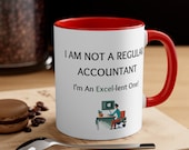Accountant Mug Gift with a Dash of Spreadsheet Humor