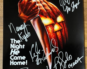 Halloween 1978 full cast signed autographed 8x12 inch photo + COA