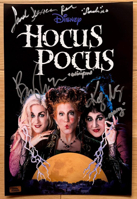 Hocus Pocus Cast Signed Autographed 8x12 Inch Photo + COA - Etsy