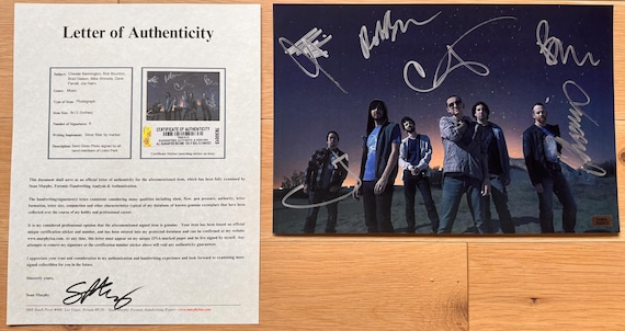 Linkin Park Full Band Signed Autographed 8x12 Inch Photo + COA - Etsy