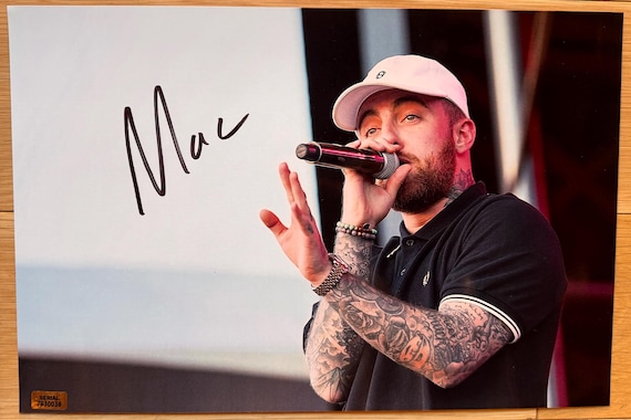 Mac Miller Signed Autographed 8x12 Inch Photo + Full COA - Etsy