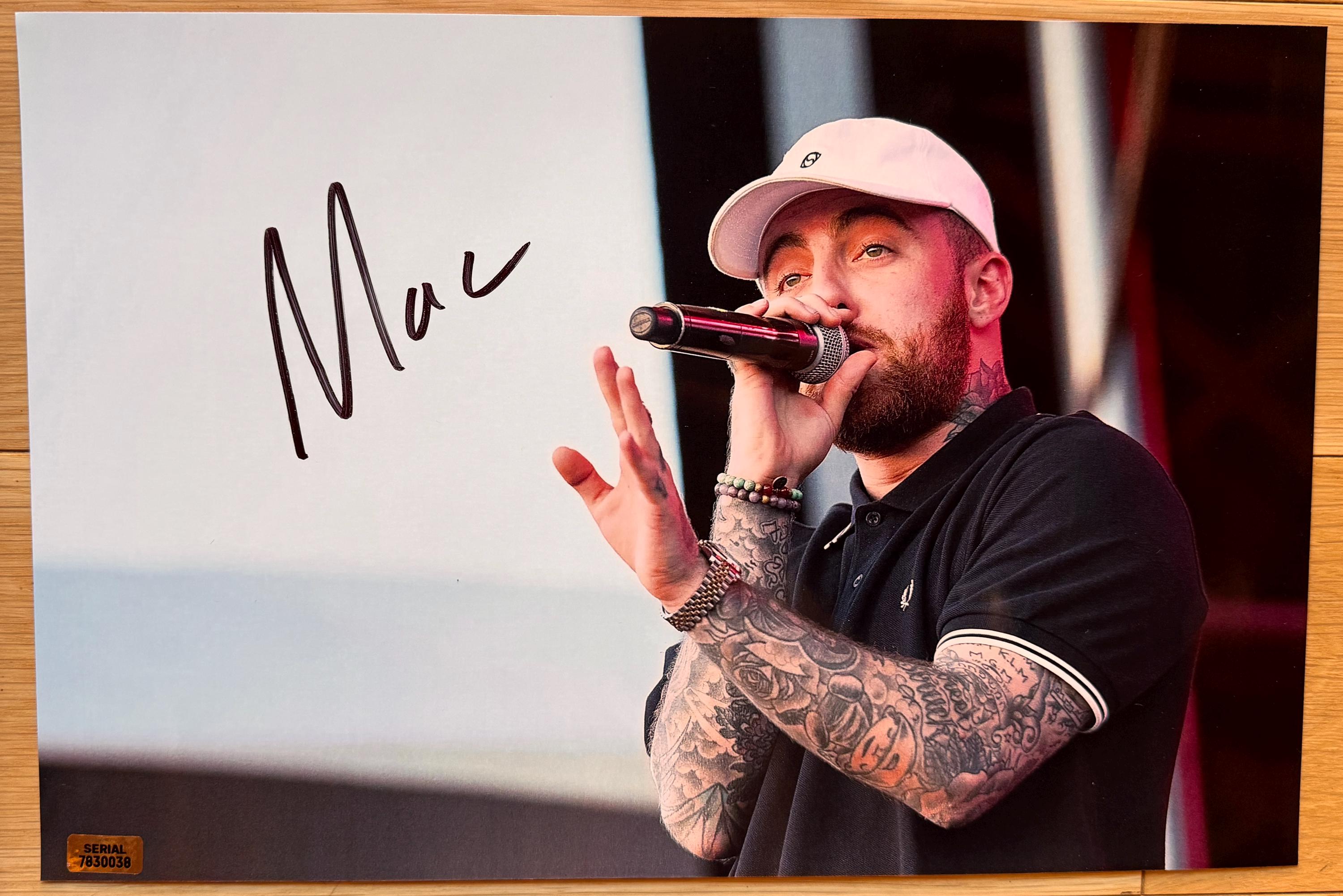 Mac Miller Signed Autographed 8x12 Inch Photo + Full COA - Etsy