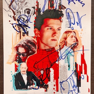 Spiderman Tom Holland Authentic Signature - Etsy