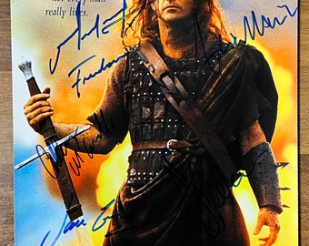 Braveheart cast signed autographed 8x12 inch photo + COA