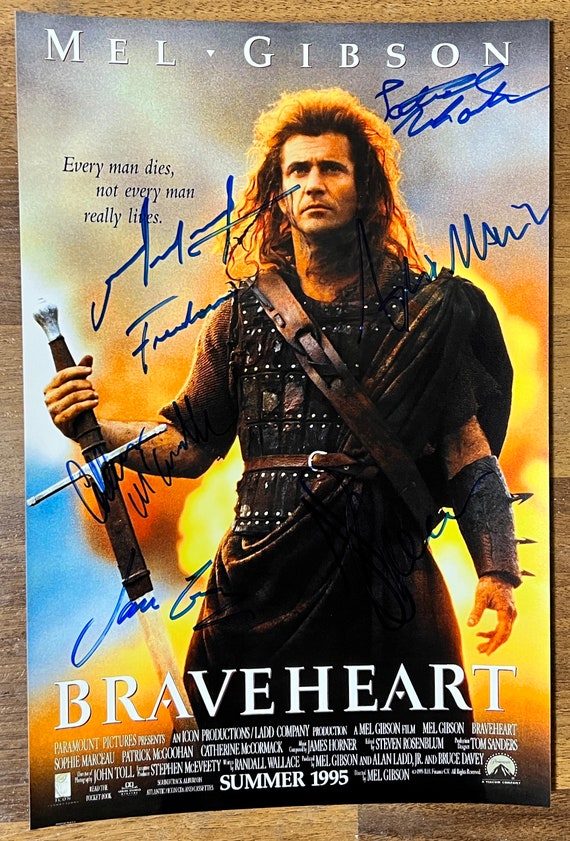 Braveheart Cast Signed Autographed 8x12 Inch Photo + COA - Etsy