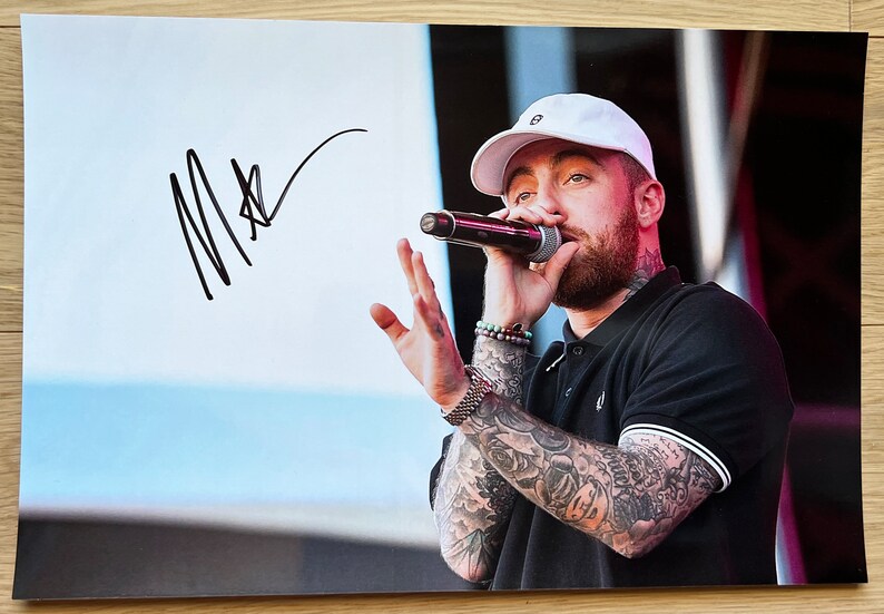Mac Miller Signed Autographed 8x12 Inch Photo COA Etsy