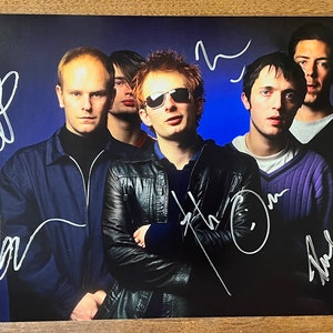 Korn Full Original Band Signed Autographed 8x12 Inch Photo + Korn Full Original Band Signed Autographed 8x12 Inch Photo +
