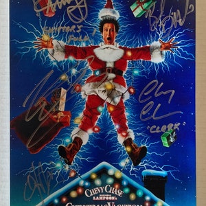 National Lampoon&#39;s Christmas Vacation cast signed autographed 8x12 inch photo + COA