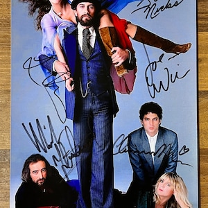 Fleetwood Mac full band signed autographed 8x12 photo + COA