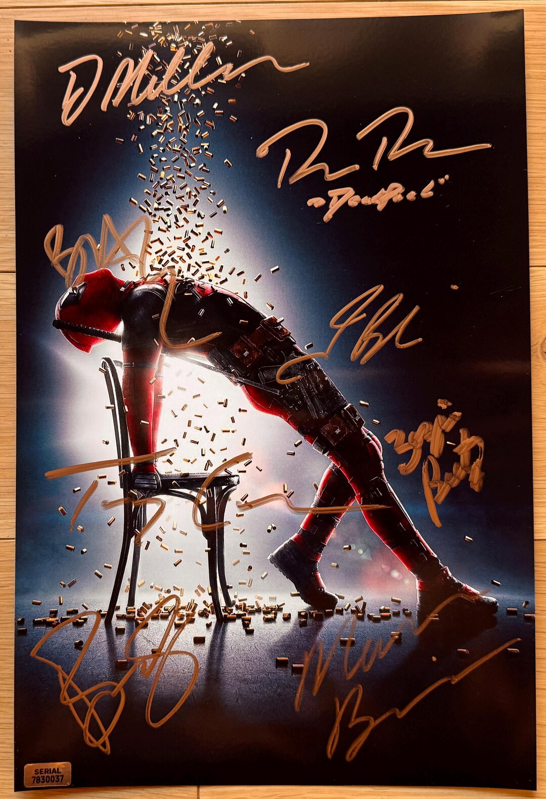 Deadpool Complete Cast Signed Autographed 8x12 Inch Photo + COA - Etsy