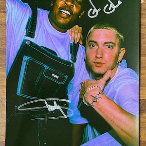 Dr. Dre & Eminem dual signed autographed 8x12 inch photo + COA