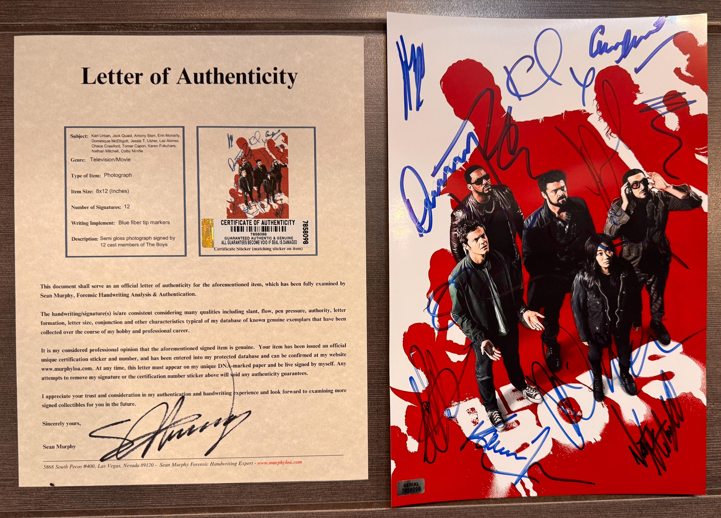 The Boys Full Cast Signed Autographed 8x12 Inch Photo + COA - Etsy