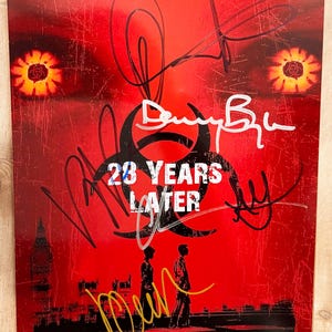 28 Years Later Full Cast Signed Autographed Photo + COA