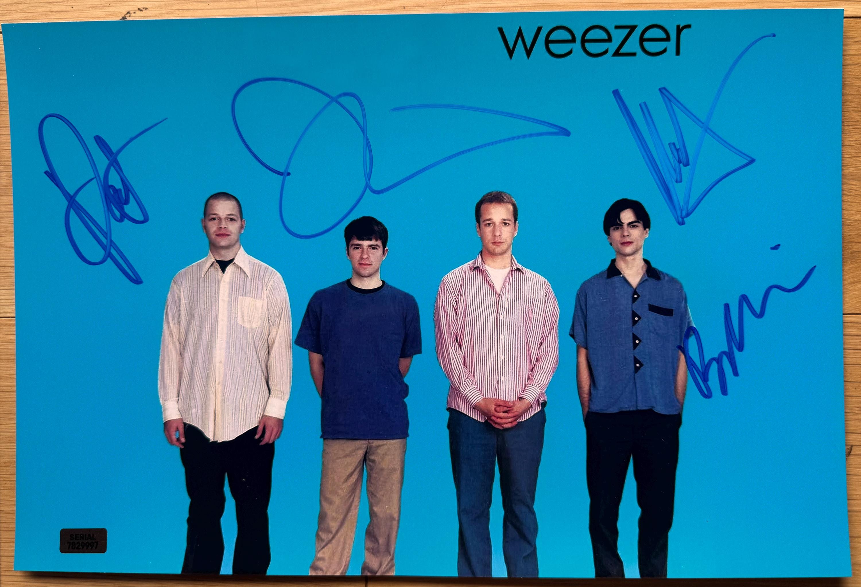 Weezer Full Band Signed Autographed 8x12 Inch Photo + COA - Etsy