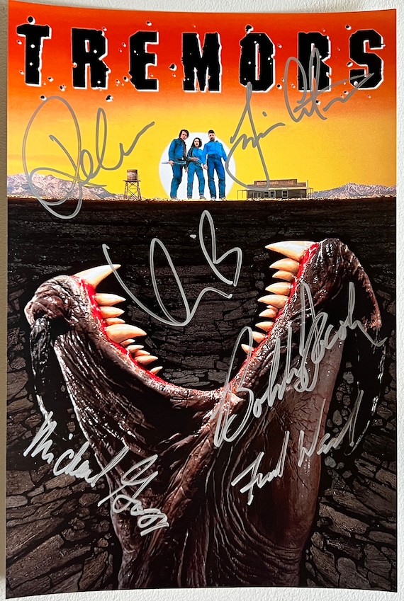 Tremors 1990 Cast Signed Autographed 8x12 Inch Photo COA