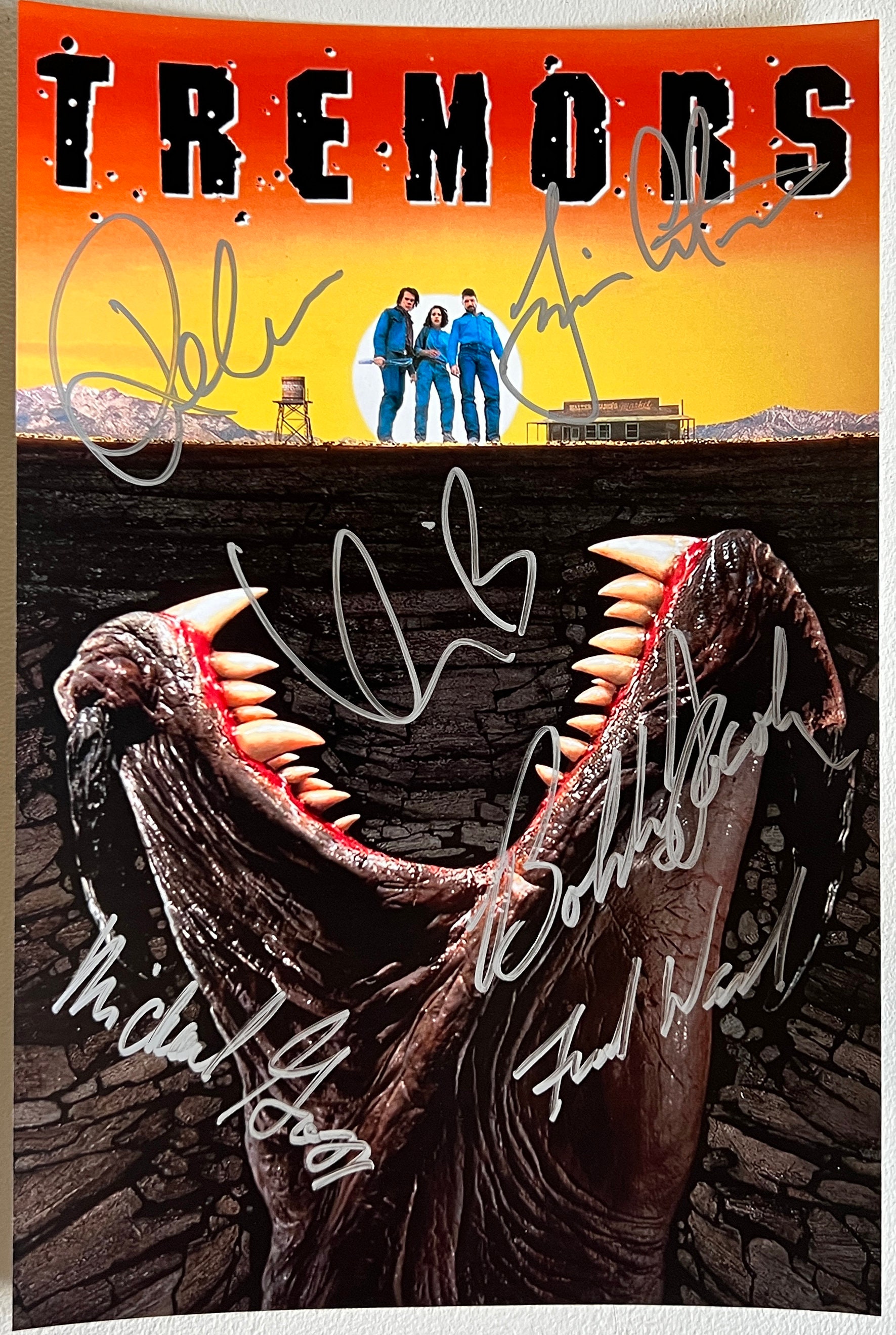 Tremors 1990 Cast Signed Autographed 8x12 Inch Photo COA - Etsy