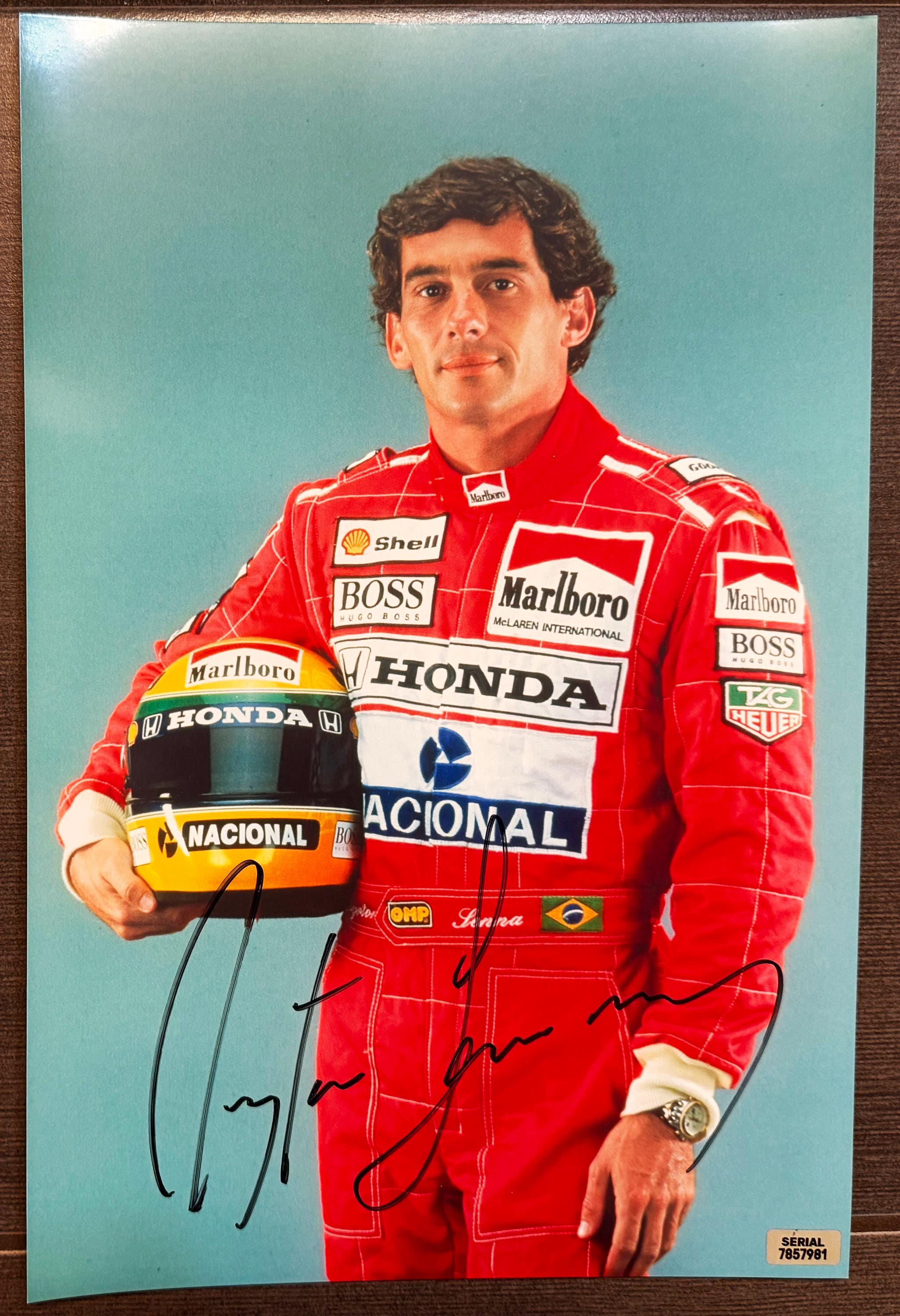 Ayrton Senna Signed Autographed 8x12 Inch Photo + COA - Etsy
