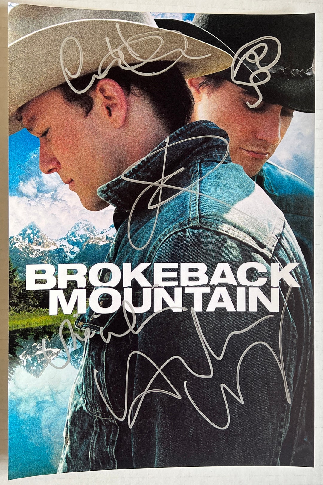 Brokeback Mountain Cast Signed Autographed Photo + COA - Etsy