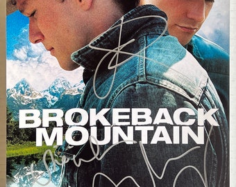 Brokeback Mountain cast signed autographed photo + COA